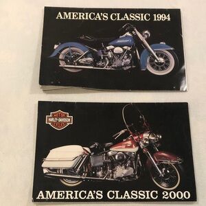Harley-Davidson 17” x 22” Wall Calendars 1994 & 2000 Please Read